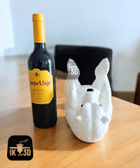 Adorable Polar Bear Sipping Wine Bottle Holder - Fun Animal Home & Bar Decor