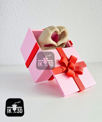 Romantic Pop-Up Heart Hands Surprise Gift Box