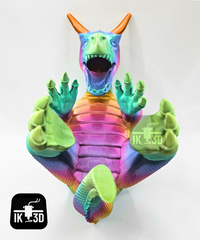 Whimsical Dragon Wine Bottle Holder Statue | Fantasy Home Decor Gift