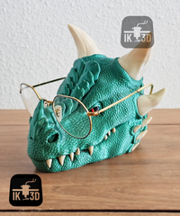 Sculpted Dragon Glasses Holder & Multi-Purpose Desk Organizer