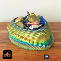 Sleepy Dragon Candy Bowl & Planter - Adorable Desktop Coin & Trinket Keeper