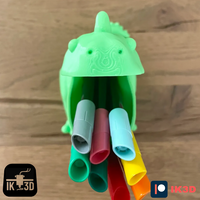 Cute Chubby T-Rex Dinosaur Pen and Pencil Holder Desk Organizer