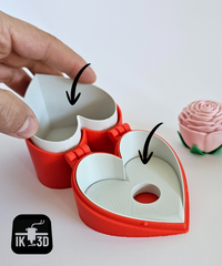 Theatrical Pop-Up Rose Heart Box | Romantic Proposal & Gift Display