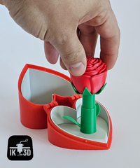 Theatrical Pop-Up Rose Heart Box | Romantic Proposal & Gift Display