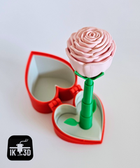 Theatrical Pop-Up Rose Heart Box | Romantic Proposal & Gift Display