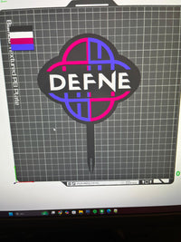 Personalised K-Pop Custom Name 3D Cake Topper