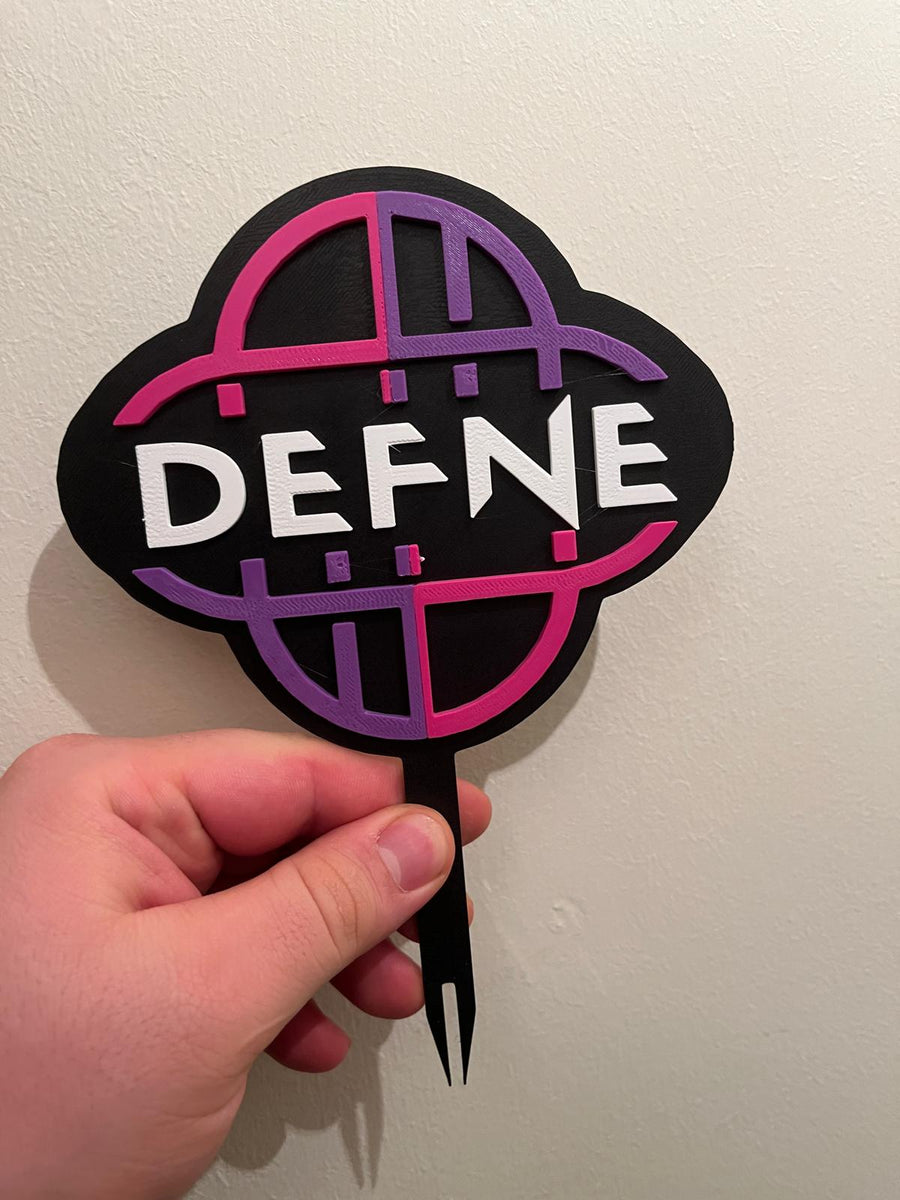 Personalised K-Pop Custom Name 3D Cake Topper