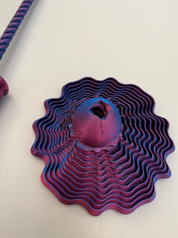 Hypnotic Fractal Fidget Screw Spinner | 3D Printed Adult Desk Toy