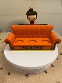 Friends Figures Couch Display Stand – 3D Printed Collector Shelf – Figures Not Included