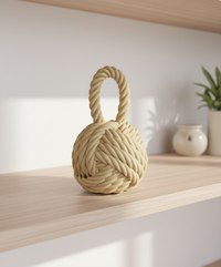 Monkey Fist Knot Door Stopper - AI generated
