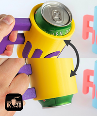 UCK Small Personalised Can Cooler | Custom Mini Can Holder