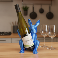 Bunny Wine Bottle Holder - AI generated