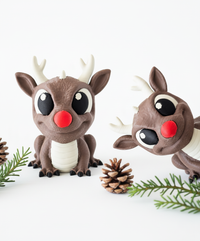 Baby Dragon Rudolph - AI generated