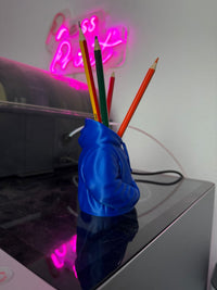 3D Printed Hoodie Pen Holder | Fun Puffer Jacket Desk Organizer