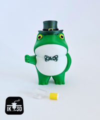 Cheeky Frog St. Patrick's Day Figurines Set of 3 - Lucky Irish Desk Gift