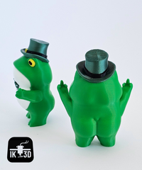Cheeky Frog St. Patrick's Day Figurines Set of 3 - Lucky Irish Desk Gift