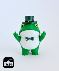 Cheeky Frog St. Patrick's Day Figurines Set of 3 - Lucky Irish Desk Gift