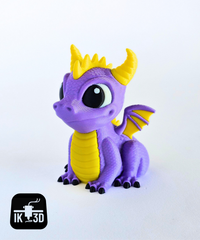 Baby Dragon Teen Evolution Model with Wings