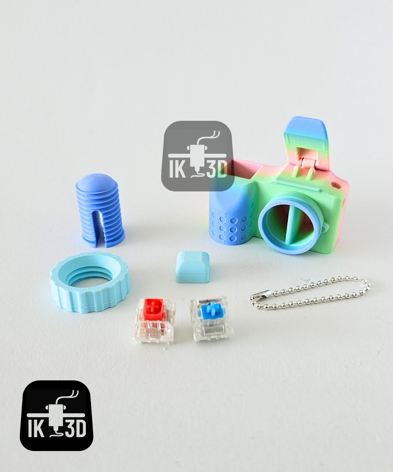 Sensory 3-in-1 Camera Fidget Toy with Clicky Shutter for Stress Relief - Image 3
