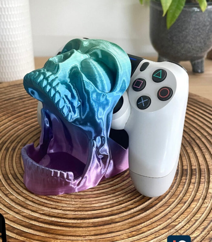 Screaming Skull Wall Mount Controller Holder for Gaming Setup