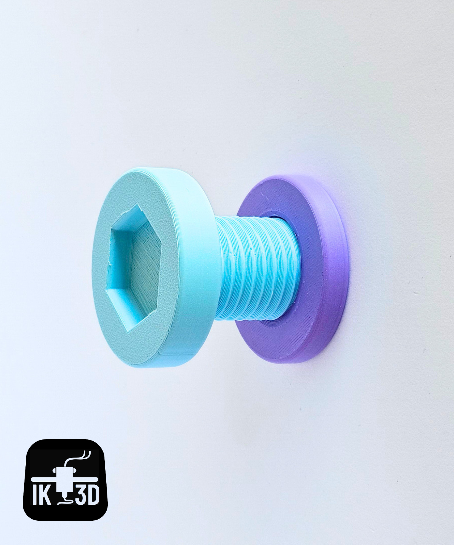Giant Screw Wall Hooks - Clever Optical Illusion Coat & Key Hangers - Image 4