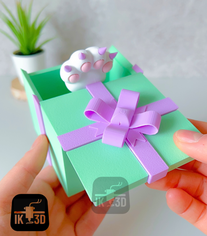Pop-Up Cat Paw Gift Box - Unique Surprise
