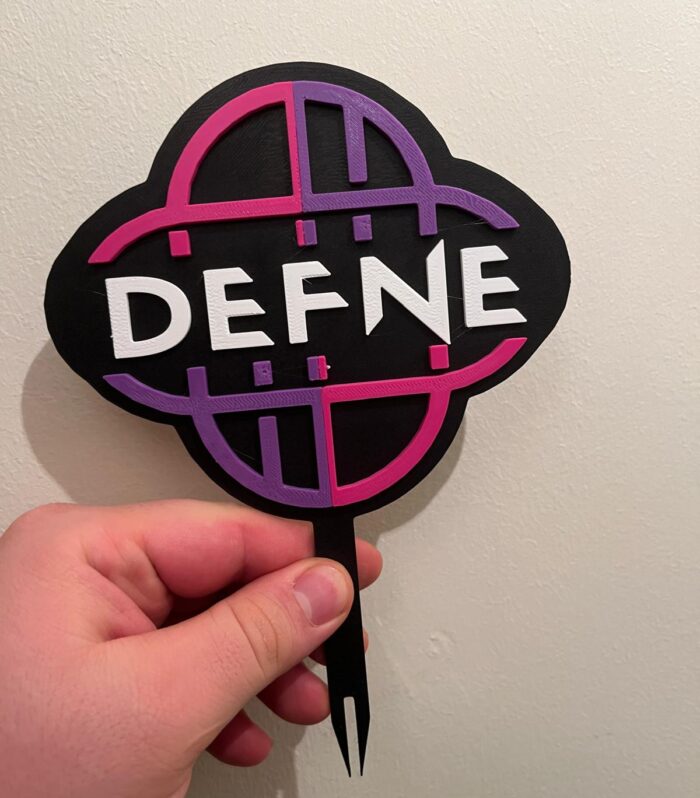 Personalised K-Pop Custom Name 3D Cake Topper
