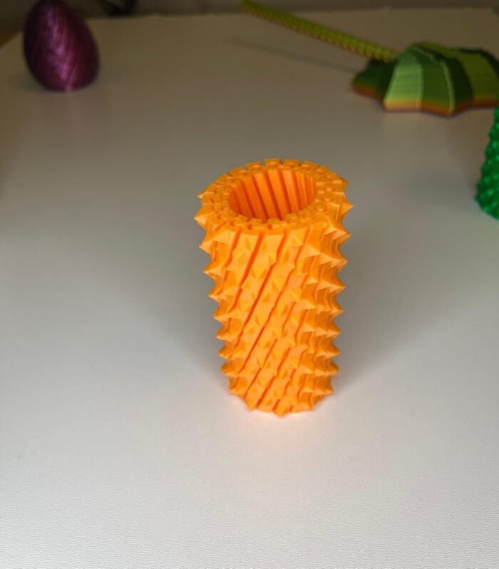 Twisty Stim Fidget — 4 Texture Options | Adult Desk Toy | 3D Printed