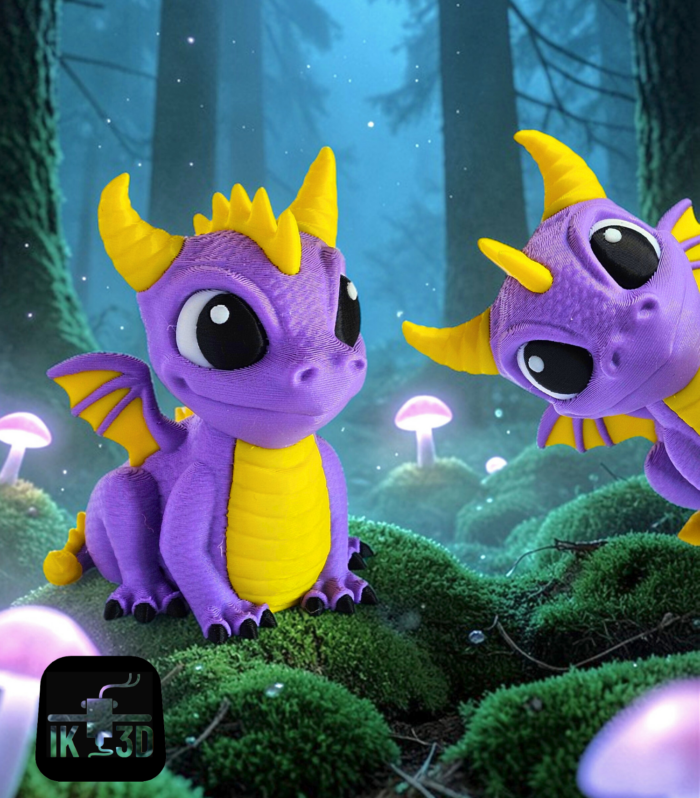 Baby Dragon Teen Evolution Model with Wings