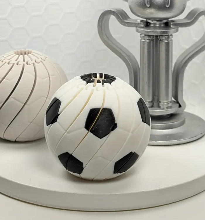 V2 Twisty Soccer Ball Fidget Toy 15 Slices